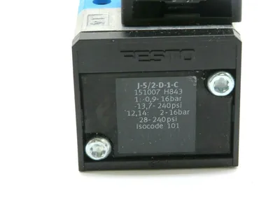 NEW FESTO J-5/2-D-1-C PNEUMATIC VALVE J52D1C