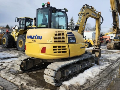 Used 2018 KOMATSU PC80MR Crawler Excavators | Abele Tractor #1342811