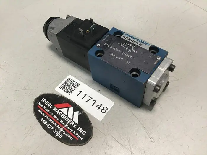 Used MANNESMANN REXROTH 3WE6A53/AG24NZ4 Valves/Fittings Michigan US | Ideal Machinery #594906