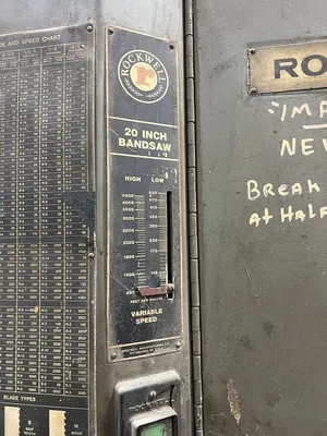 ROCKWELL 28-3X5 Vertical Band Saws | Timco, Inc. (3)