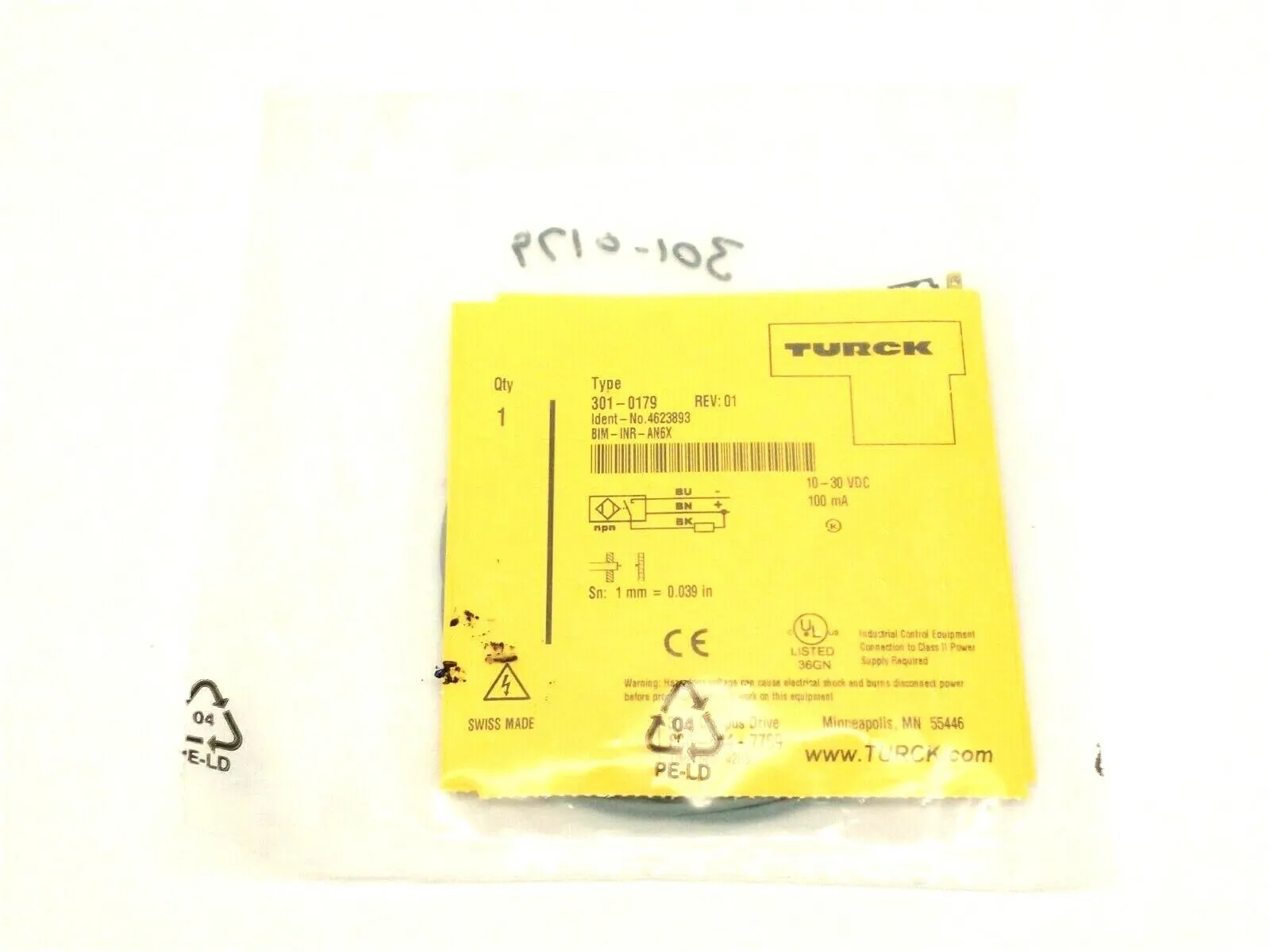 BIM-INR-AN6X, 4623893 | Turck BIM-INR-AN6X Magnetic Field Sensor 10-30 VDC 100 mA 4623893 - New Other