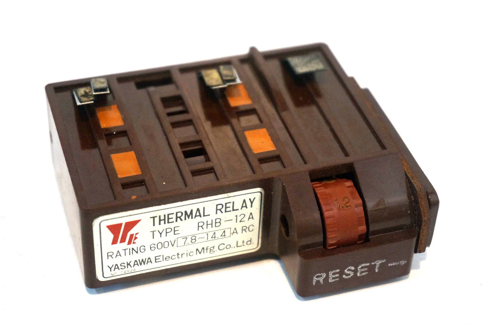 NEW YASKAWA RHB-12A THERMAL RELAY RHB12A