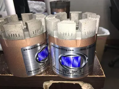 New | in-Stock AFTERMARKET NWL SERIES 6 DIAMOND CORE DRILLING BIT Drills Pennsylvania US | East West Machinery & Drilling #1416002