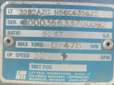 USED LIFTTECH 3282/ON56C63.5G22