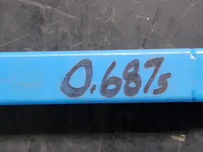 11/16in. x 10-1/2in. Right-Spiral Chucking Reamer, 0.6875in. Dia. Str. Shank