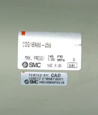USED SMC CDG1BN80-250