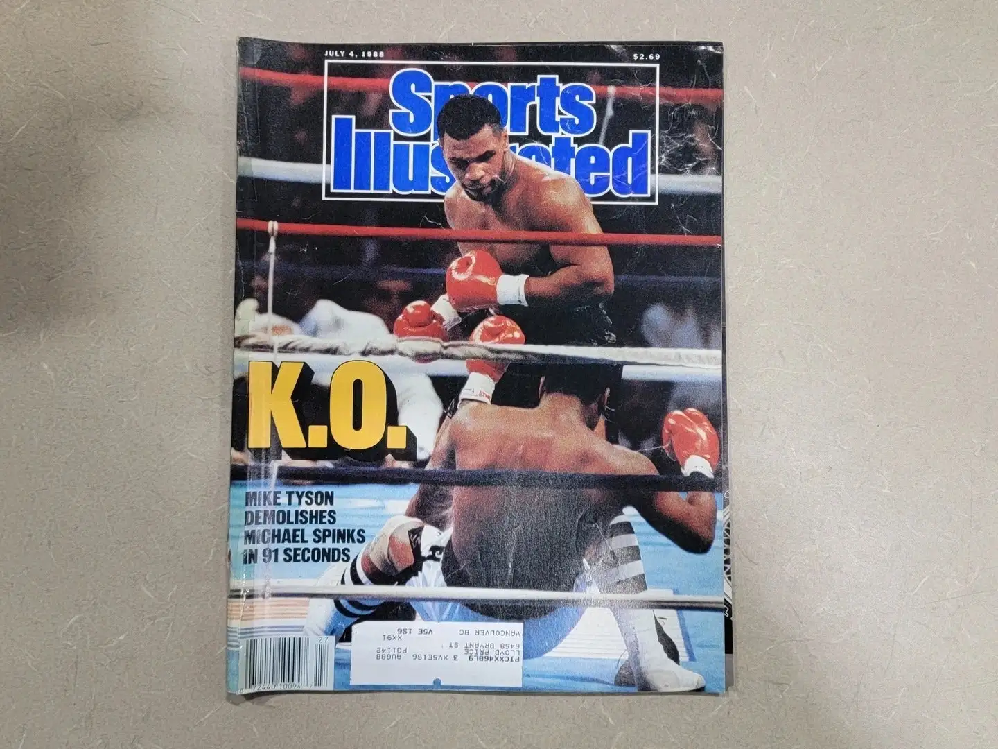 USED SPORTS ILLUSTRATED JULY 1988