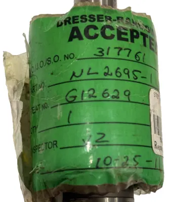 USED DRESSER-RAND / GIMPEL NL2695-1 VALVE STEM NL26951