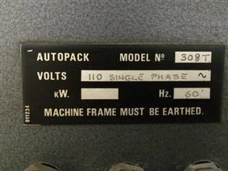 Used SPECK-TECH _UNKNOWN_ Net Weigh Filler Scale Vertical Form & Fill Connecticut US | DMC Industries #1281855
