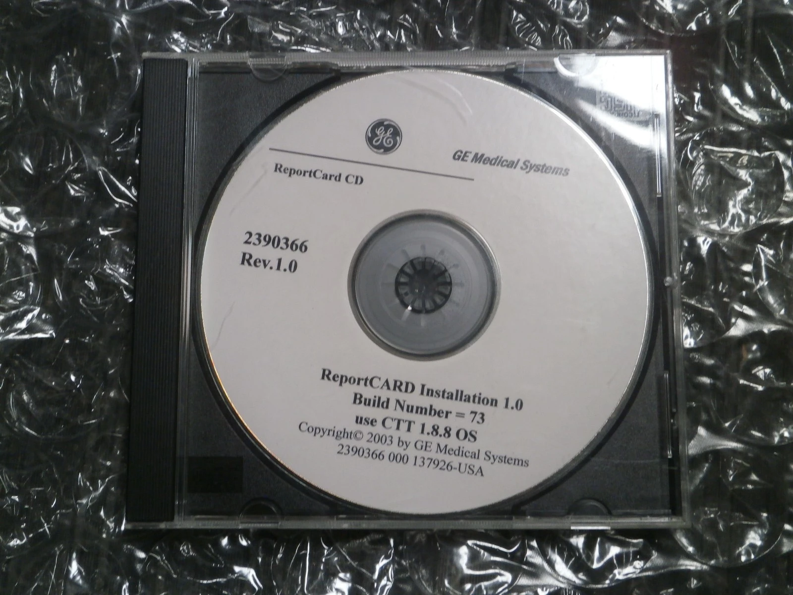 NEW GE Medical GE Medical ReportCard CD,