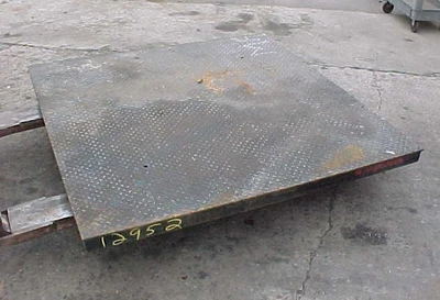 USED RICE LAKE 5 X 5 PLATFORM ROUGH DECK PLATFORM SCALE