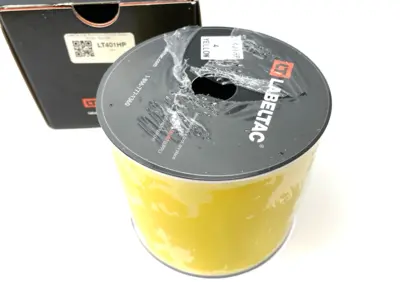 USED HP PRO MODEL HIGH PERFORMANCE 10 YEAR VINYL LABEL, YELLOW