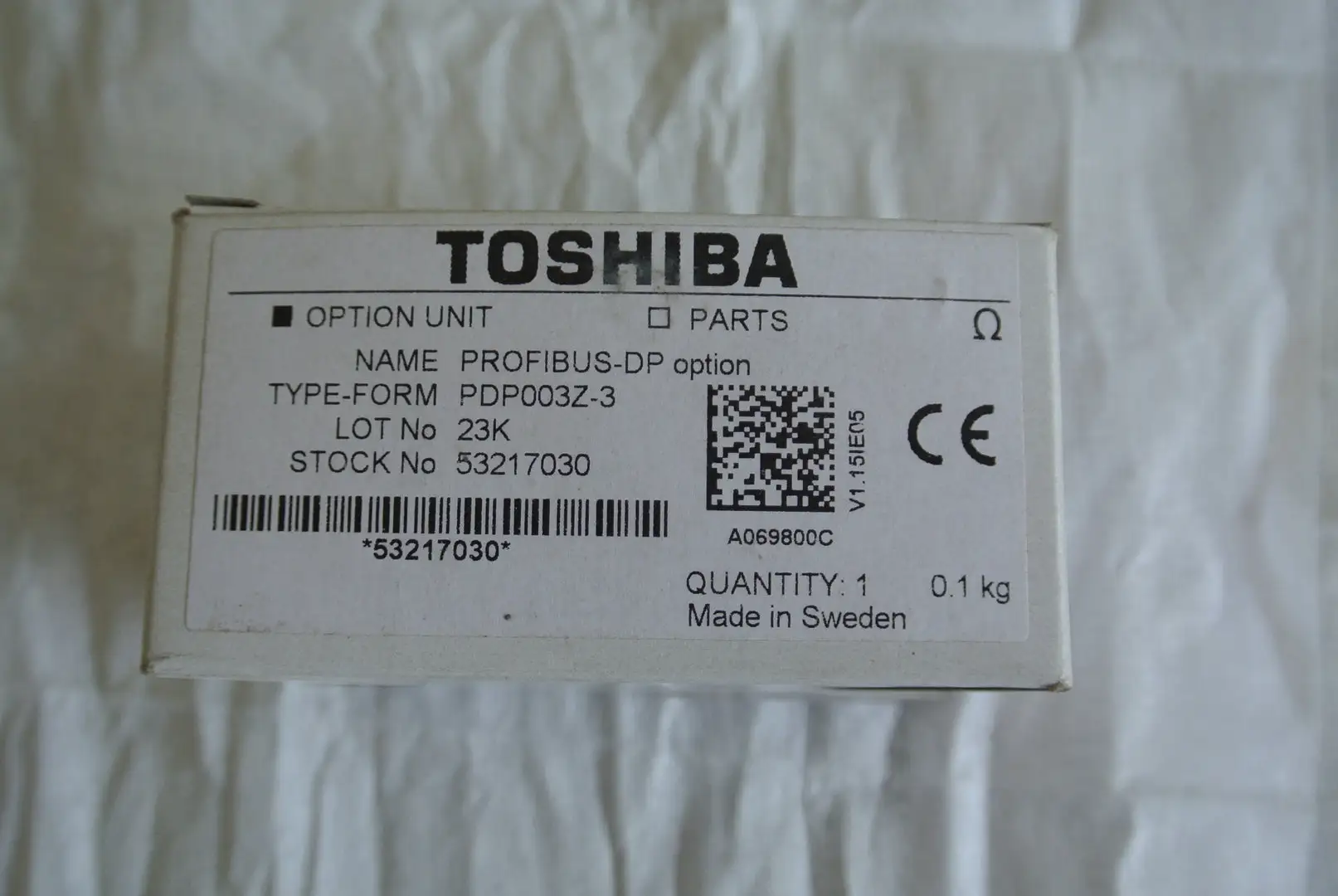 New | in-Stock TOSHIBA PDP003Z-3 Misc Electrical & Power Parts British Columbia CA | Lenmark #1743383
