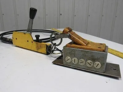 Werke G200 Cable Operator Lever Control W/Brad Harrison Safety plug CNC  Lathe