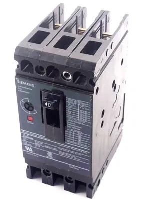 USED SIEMENS ED63A040 CIRCUIT BREAKER 40A 600V