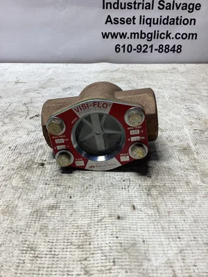 Visi-Flo 1 1/2” Bronze Flow Meter 14310 -NIB