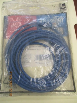 Tripp Lite N001-014-BL New RJ45 (M/M, 14 ft) Blue Molded Snagless Patch Cable