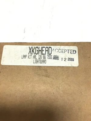 Lightguard XKGHEAD Lamp Kit Hal 12V 8W 7555 Gray