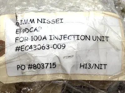 New | in-Stock Nissei 63mm End Cap For 100A Injection Unit Injection Molding Parts Michigan US | Maverick Industrial Sales #1402205
