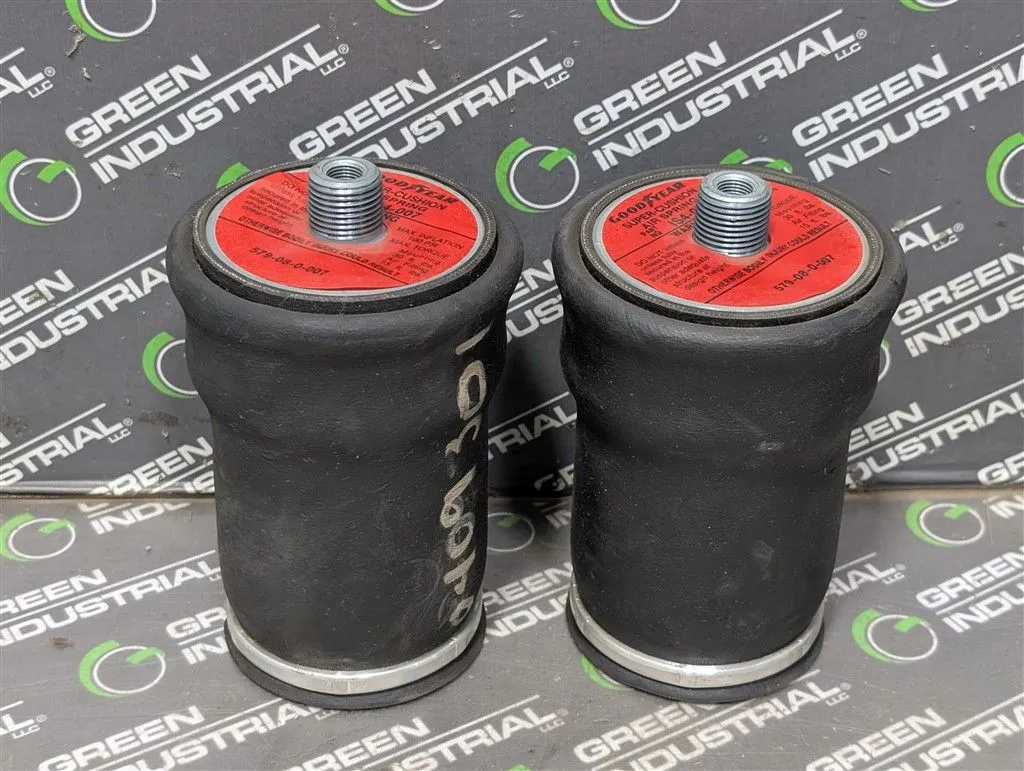 Pair of Goodyear IS4-007 Super Cushion Air Springs 579-08-0-007 New