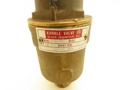 Kunkle FIG 20 Relief Valve Set 25 PSI 17GPM 1"NPT