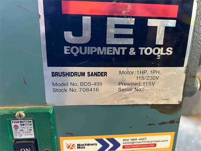 Used JET BDS-499 Spindle Sanders California US | MachineryMax #1390492