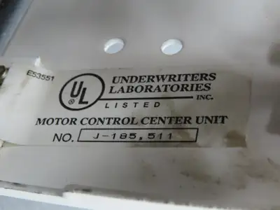 Siemens 30-89258 Bucket MCC Fused Motor Disconnect With 600V 50A Fuses