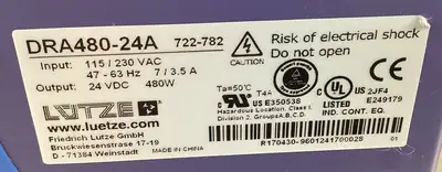 USED Lutze DRA480-24A