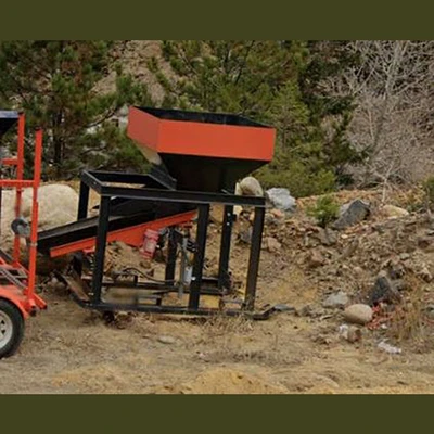 USED MOUNT BAKER MINING AND METALS (MBMM) FINE ORE HOPPER FEEDER MODULE