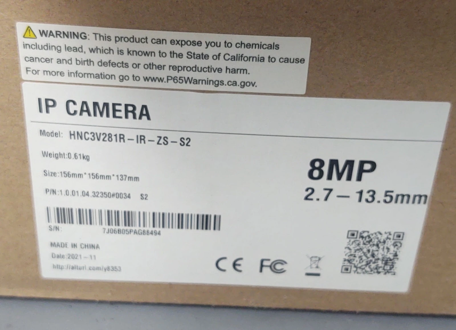 🔥Dauha HNC3V28IR OEM 8MP IR Indoor/Outdoor  CCTV Dome Security Camera