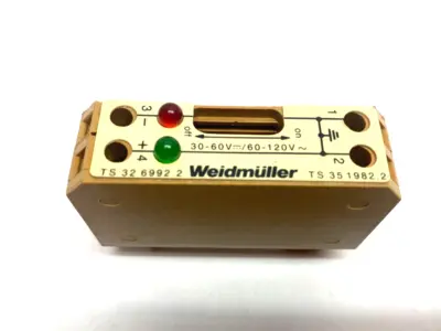 USED WEIDMÜLLER TERMINAL RELAY BLOCK