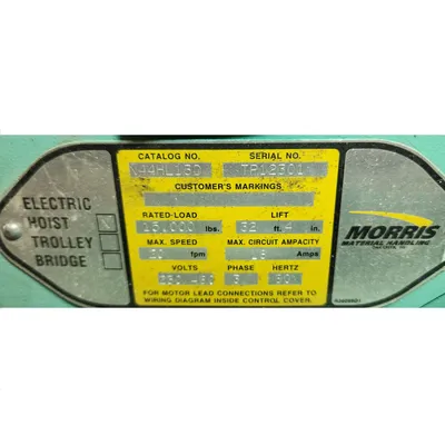 Used P&H N44HL13D Hoists (All Types) West Virginia US | JM Industrial #1310913