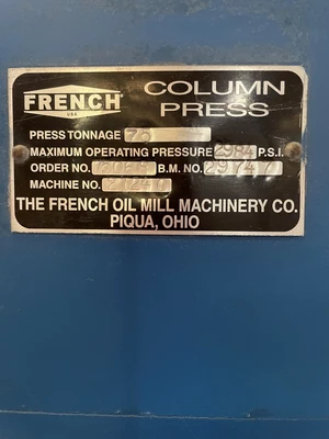 2006 FRENCH OIL 4-Post Heated Platen Press and Laminating Press | Kempler Industries (3)