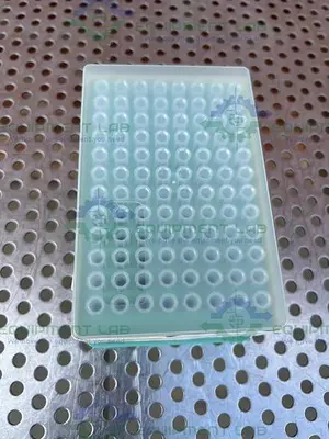 NEW LOT OF 7 - AXYGEN FX-50-R-S 50 UL CLEAR RACKED PRE STERILIZED  96 PIPET TIPS
