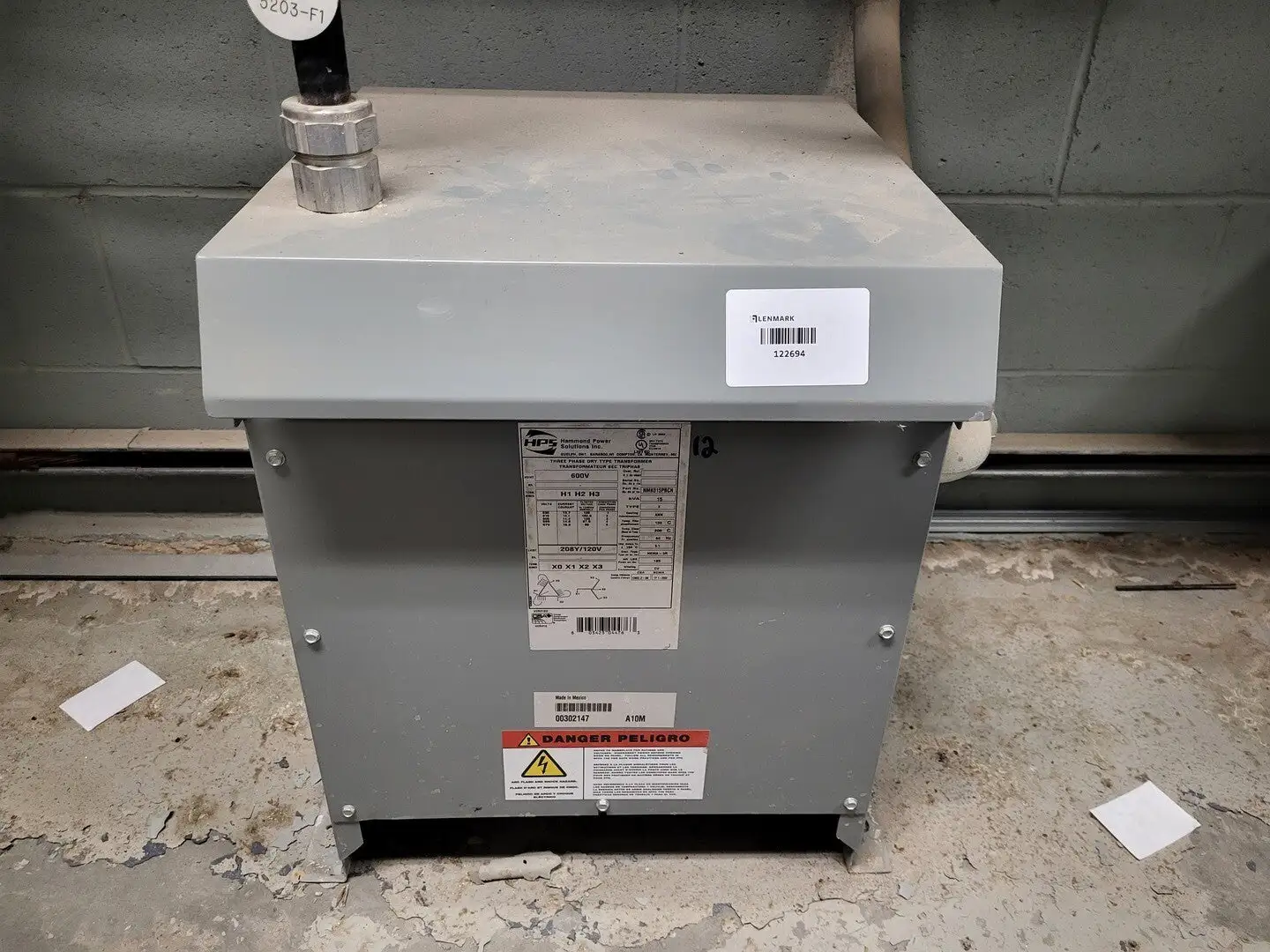 USED HAMMOND POWER SOLUTIONS INC. NMK015PBCN