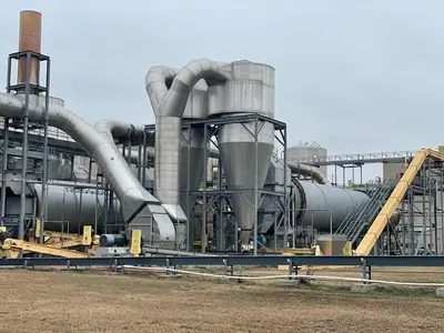 Rotary Dryer, 13’ X 60’, Stainless Steel, Triple Pass, Natural Gas or Propane (Qty 2) #5991428