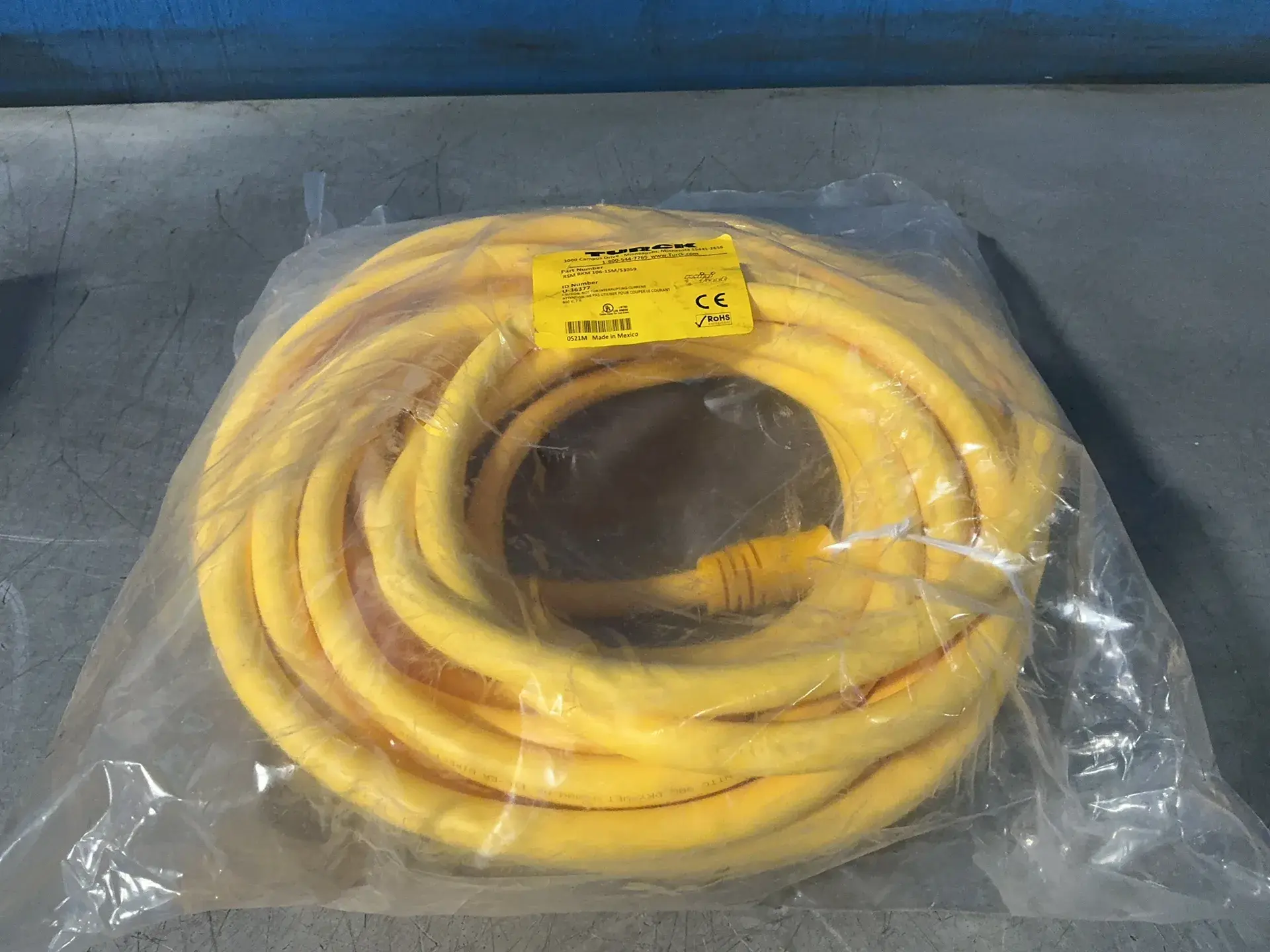 Used TURCK U36377 Cable & Wire Ohio US | HGR 24 #1545417