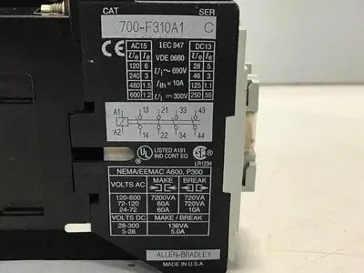 USED ALLEN BRADLEY 700-F310A1 SER C