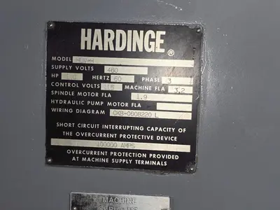 Used HARDINGE HLV-H-EM Precision Lathes Kentucky US | Aucto #1314410
