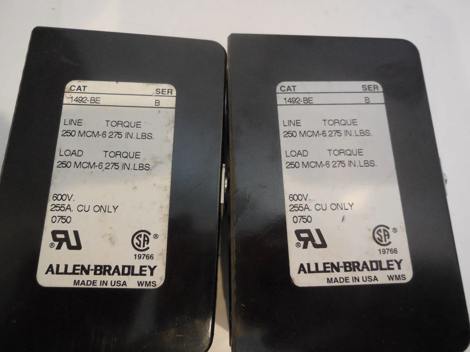 2 NEW ALLEN BRADLEY 1492-BE POWER BLOCK 1492BE