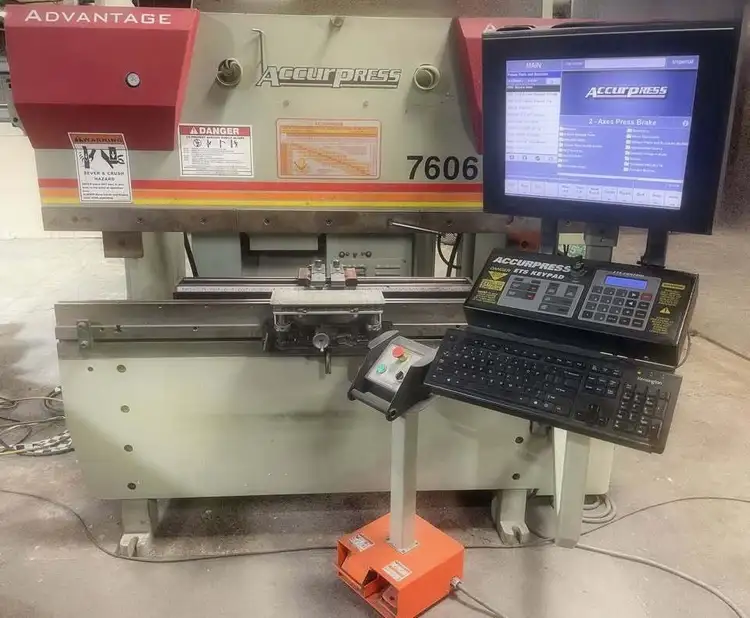 Used 2017 ACCURPRESS 7606 Press Brakes Illinois US | Asset Exchange Corporation #389073
