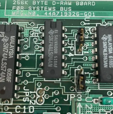 USED GENERAL ELECTRIC 44A719326-G01 256K D-RAM BOARD DRM03 44A719252-001