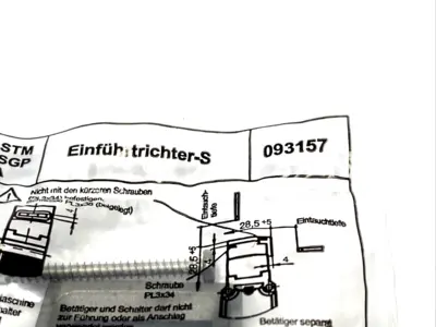 New | in-Stock EUCHNER Insertion Funnel For Safety Switch AM-F-S-093157 Switch Parts Michigan US | Maverick Industrial Sales #1393325