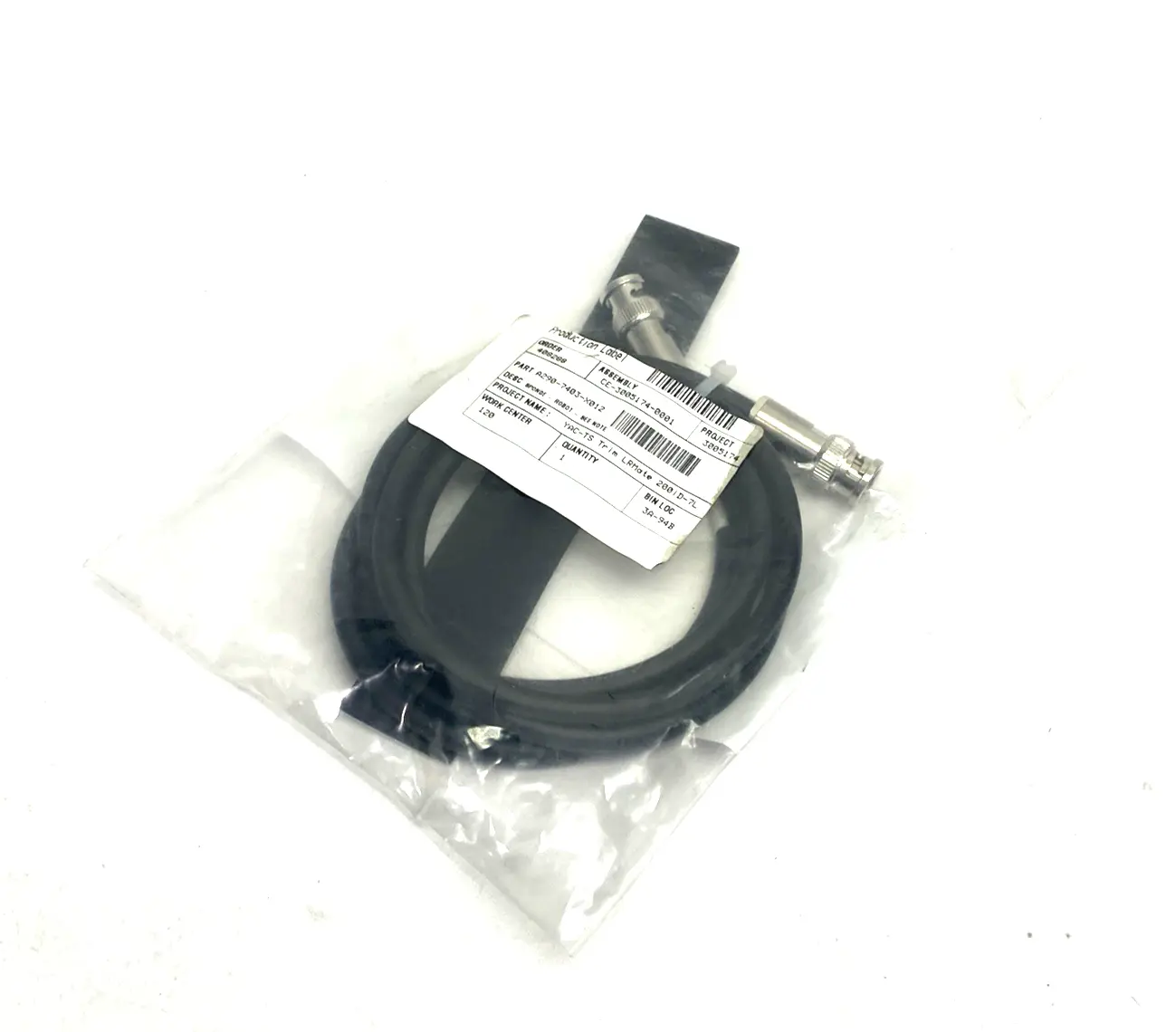 NEW FANUC COAXIAL CABLE ASSEMBLY W/ ROBOT SPONGE KIT