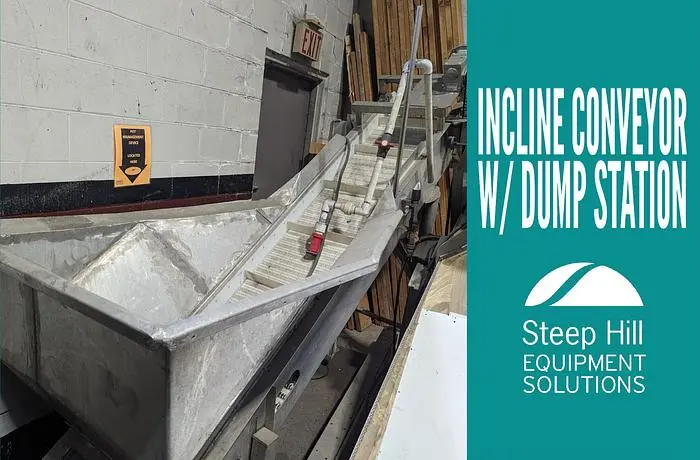 Incline Conveyor with Dump Station