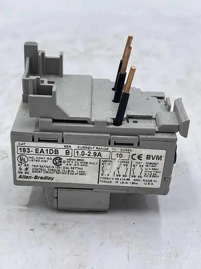 Used ALLEN-BRADLEY ALLEN-BRADLEY 193-EA1DB SER B Misc Electrical & Power Parts | ND Industrial Surplus #1212946