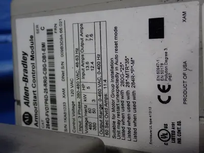Used ALLENBRADLEY 284GFVD7P6D25RRGCBGDBIEMI AC Drive Control Module Ohio US | HGR 24 #895334