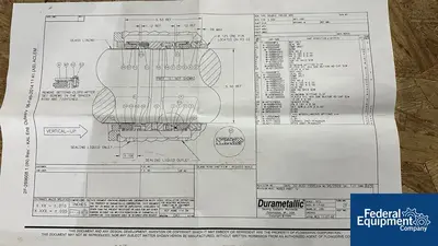NEW FlowServe 5.5" FlowServe Duramatallic Mechanical Seal, PN 317565