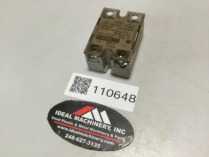 Used OMRON G3NA-475B-UTU Relays & Switches Michigan US | Ideal Machinery #578692
