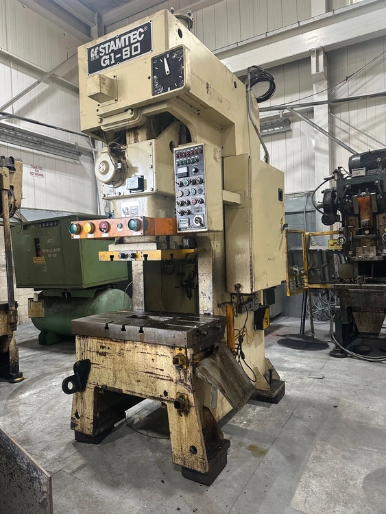 STAMTEC G1-80 Gap Frame Single Crank Press | Kempler Industries